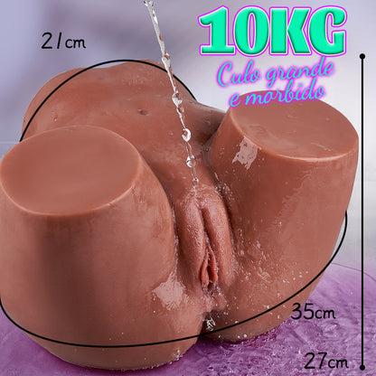 Amina —da dea con un grosso sedere marrone scuro da 10 kg, piena e rotonda, immersa nel desiderio!