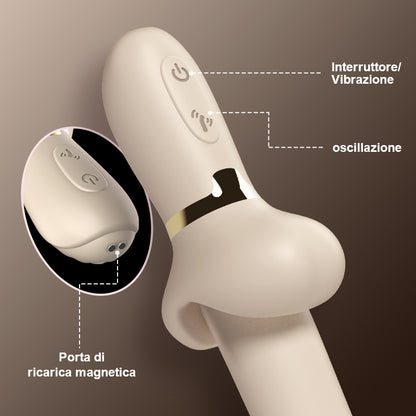 7 tipi di vibratori a lingua grassa oscillanti e vibranti, oscillazione a 360° per stimolare il clitoride