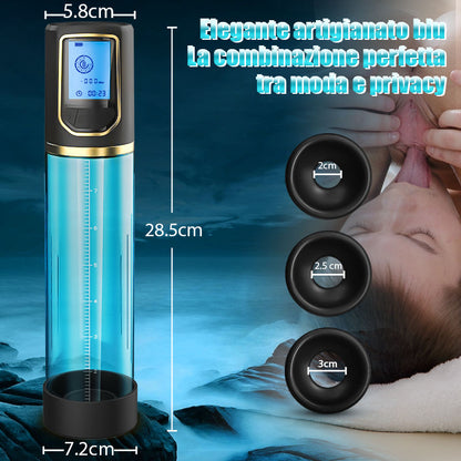 Pompa per pene AIS per allenamento del pene con 8 masturbatori per succhiare