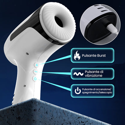 【Prevendita fino al 26 luglio】William - Attraverso il buco Vibrante Accarezzando Maschio Masturbazione Coppa