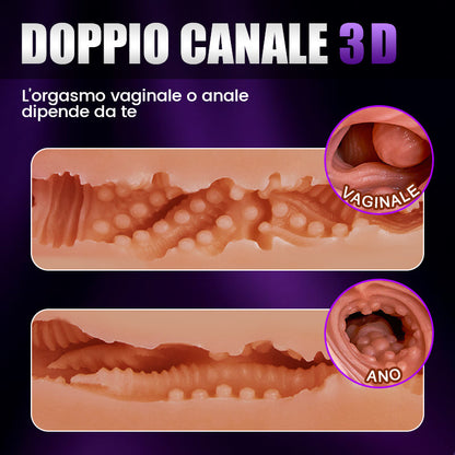 【Spedizione il 25 luglio】Kelly - Bambola del sesso con vagina incantatrice dalla pelle scura, seni grandi e culo grande da 10 kg