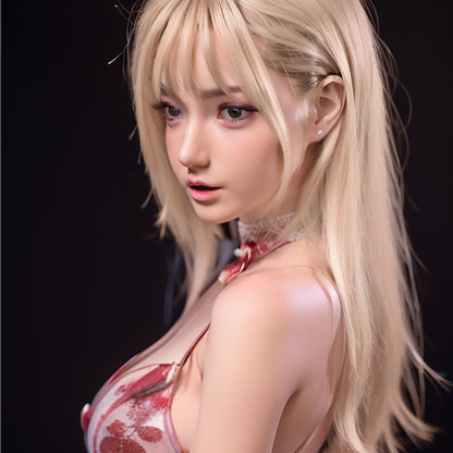 Cherry -- 148CM bionda occhi castani petalo ragazza bambola, la scelta definitiva per il sesso 32KG