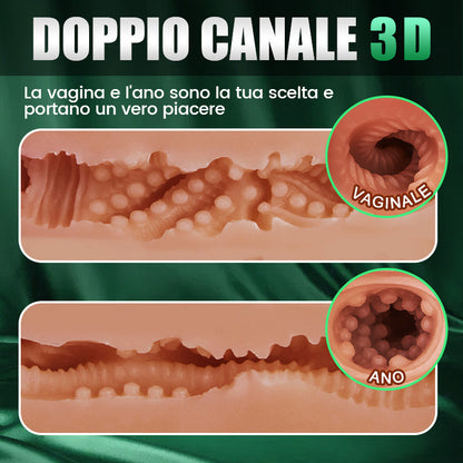 Leonie - Seni a forma di lacrima e curve a forma di clessidra Torso sessuale e bambola
