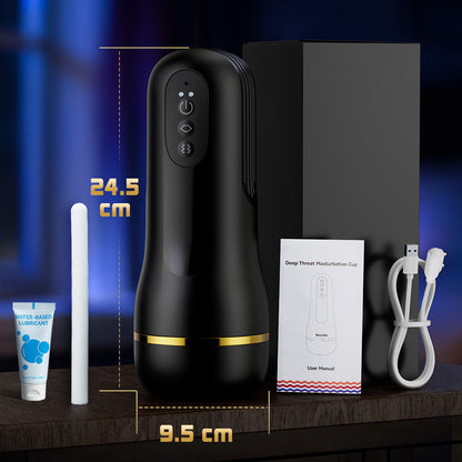 Captain - 5 Succhiare 10 coppe vibranti per la masturbazione maschile con ingresso di vagina simulato