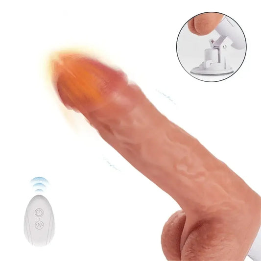 Stretch Lover Dildo 8 Telescopiche + Vibrazioni Riscaldamento e Girevole