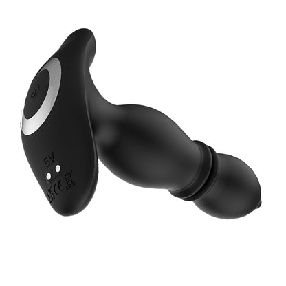 【NUOVO】Plug Anale Prostatico 2 IN 1 9 vibrzioni 9 telescopiche 14,5 cm