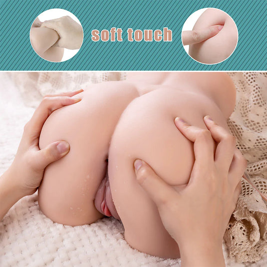 【Luona】 Figa Succhiata + Culo Vibrante Bambola Sessuale 5.4 kg