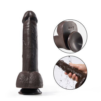 Aquila Dildo Realistico18CM 3 Telescopiche 5 Vibrazioni