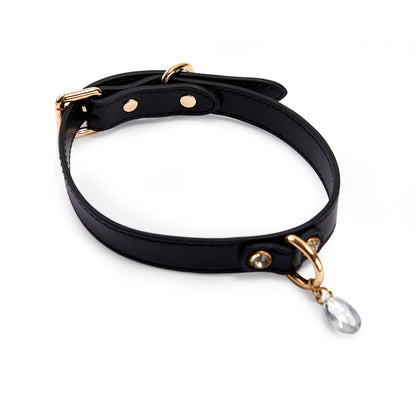 Collare nero SM Coppia Sex Toys