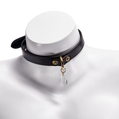 Collare nero SM Coppia Sex Toys