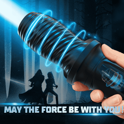 【FREE LUBE】DARK LORD 7 Rotazione 10 Vibrazione Avvolgimento a 360 ° Masturbatore Cup antipolvere rimovibile