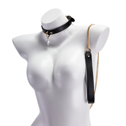 Collare nero SM Coppia Sex Toys