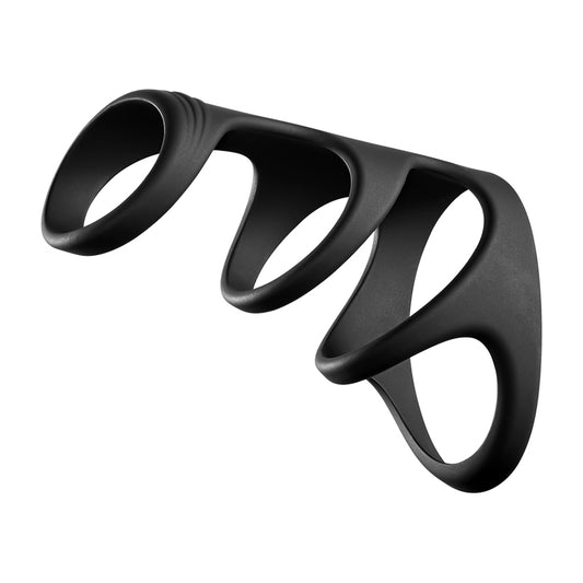 【Prevendita fino al 10 dicembre】Anello per pene quadruplo a lunga durata