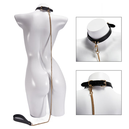 Collare nero SM Coppia Sex Toys