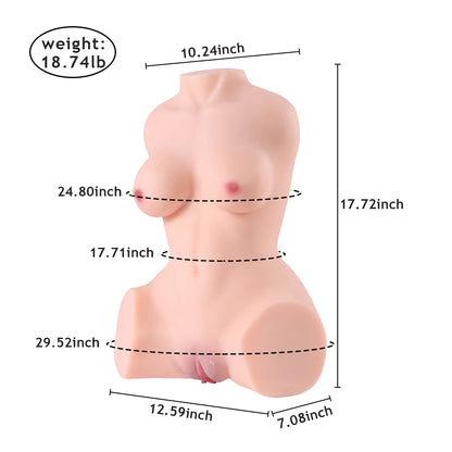 【Dilia】 Bambola del sesso realistica con capezzoli rosa 10 kg
